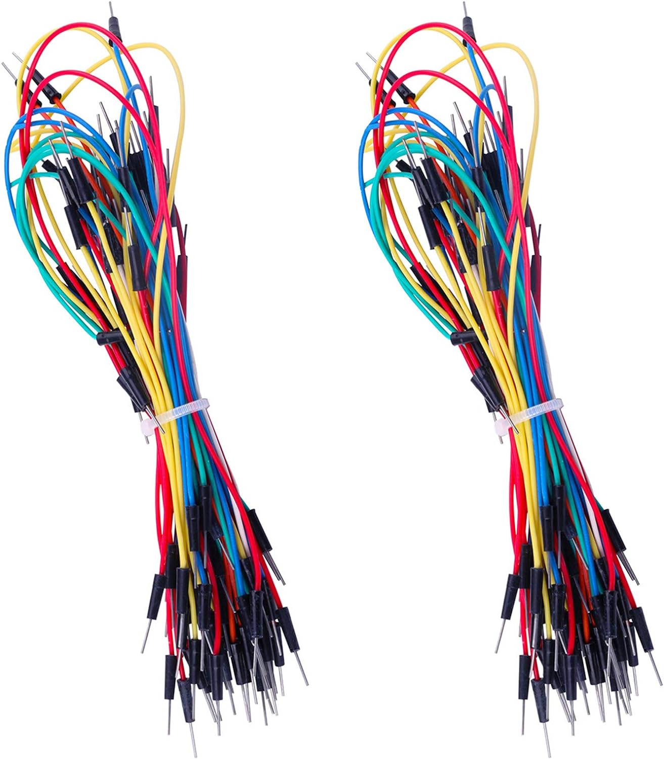 Diy Electronics India - 130 قطعة من أسلاك توصيل اللوح