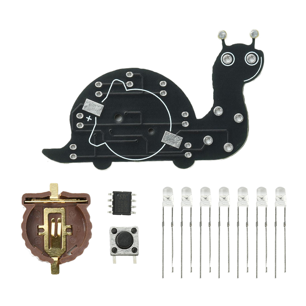 Diy Electronics Kits For Beginners - مصباح LED على شكل حلزون مع