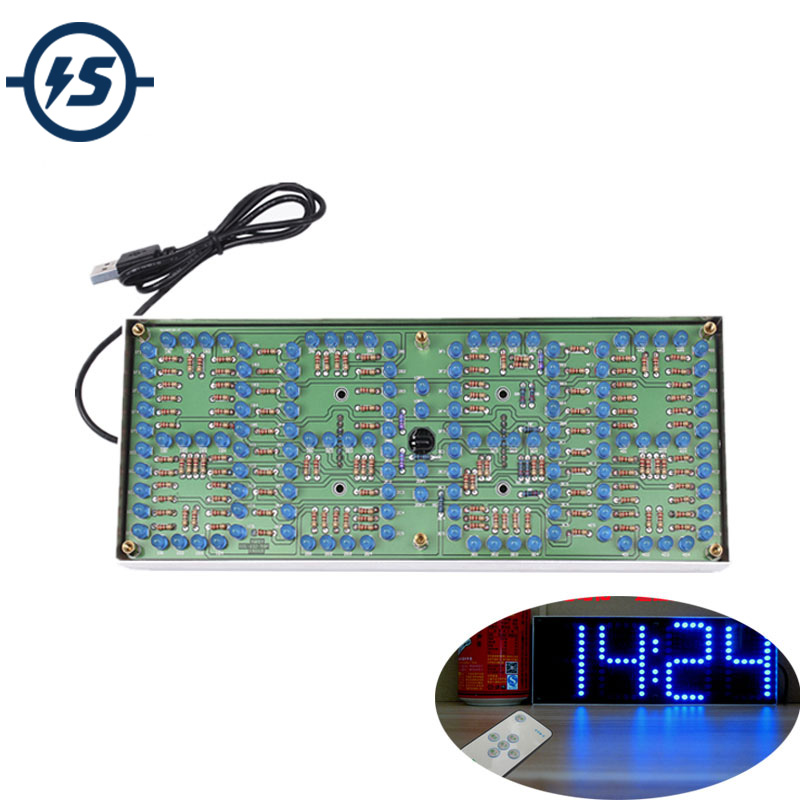 Diy Electronics India - ECL-132 DIY كيت الأزرق ساعة شاشة