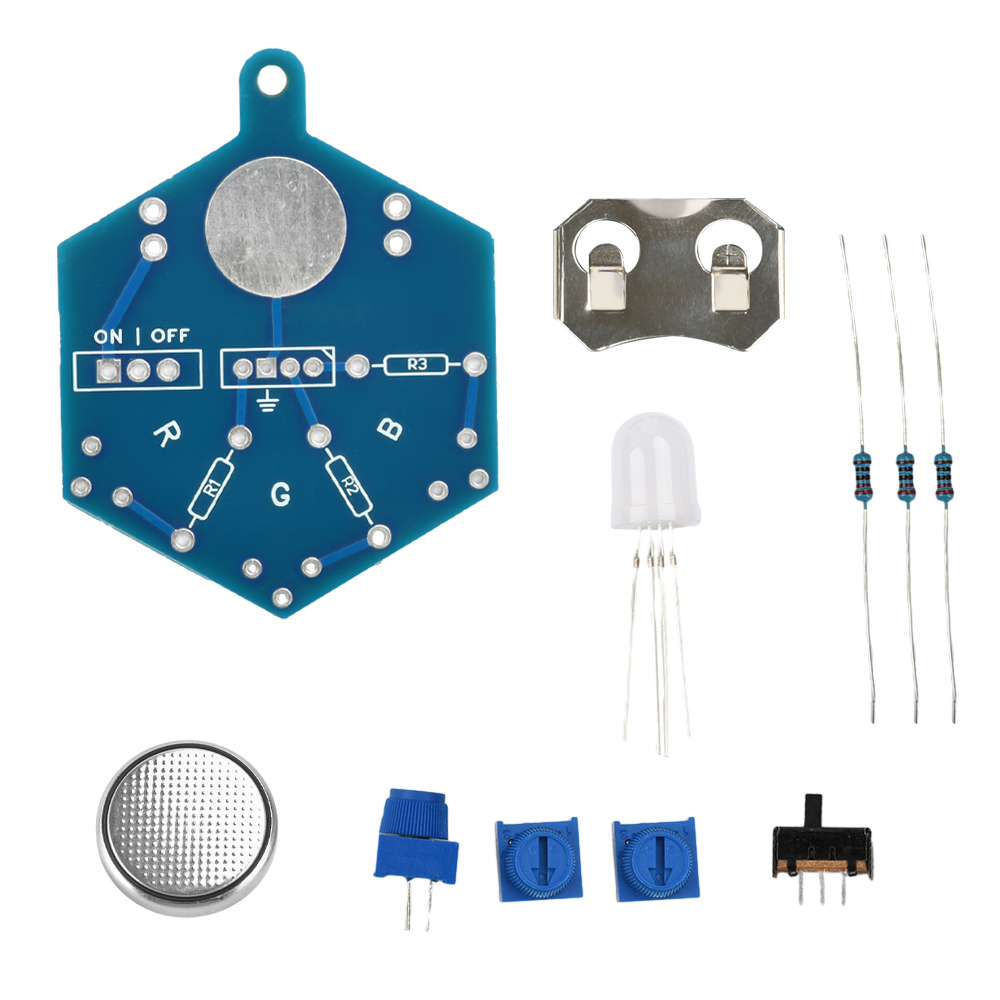 Diy Electronics Kits For Beginners - RGB LED ضوء لوحة دوائر كهربائية