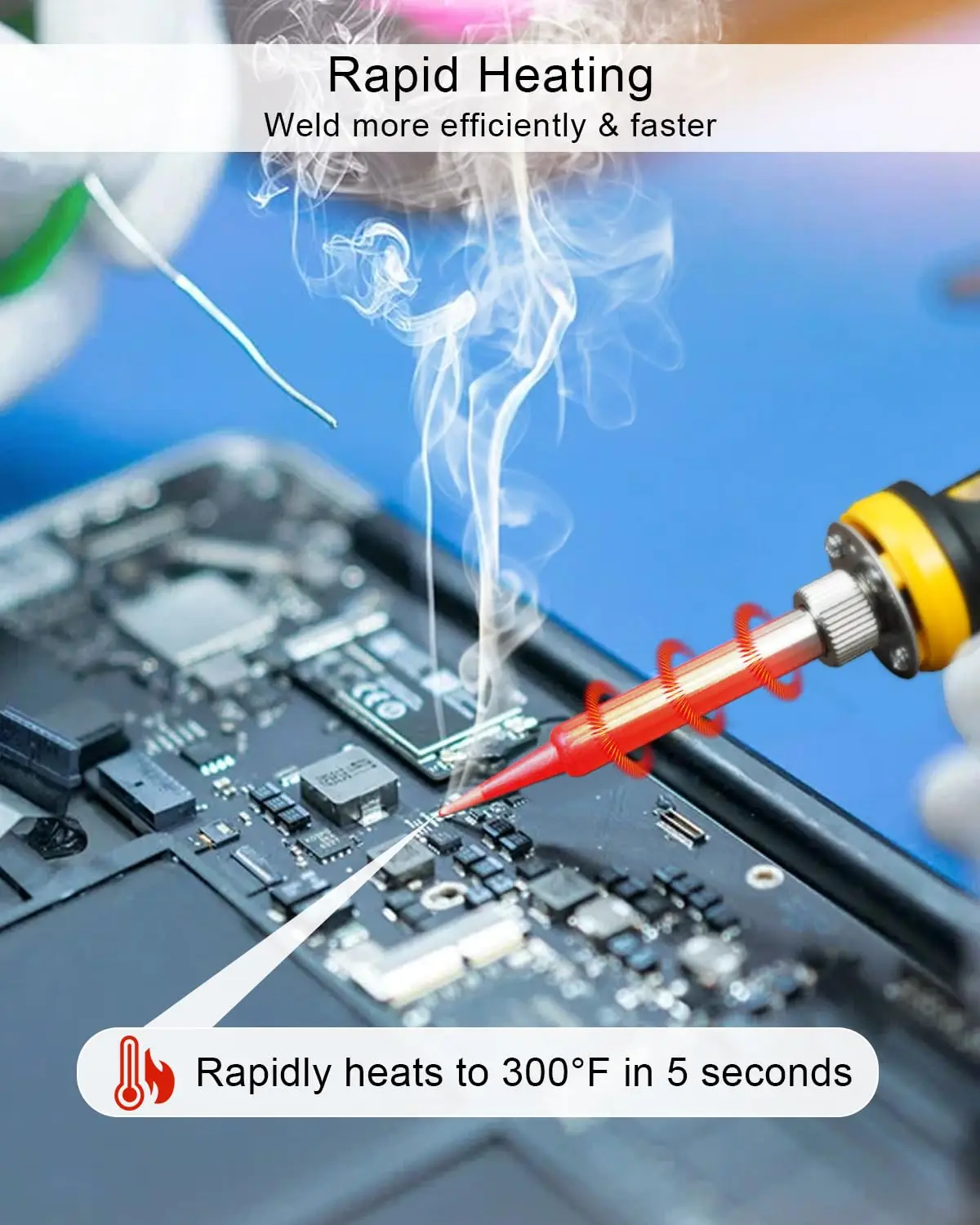 مجموعة مكواة لحام محمولة متواف - مراجعة Diy Electronics Tool Kit وسعره