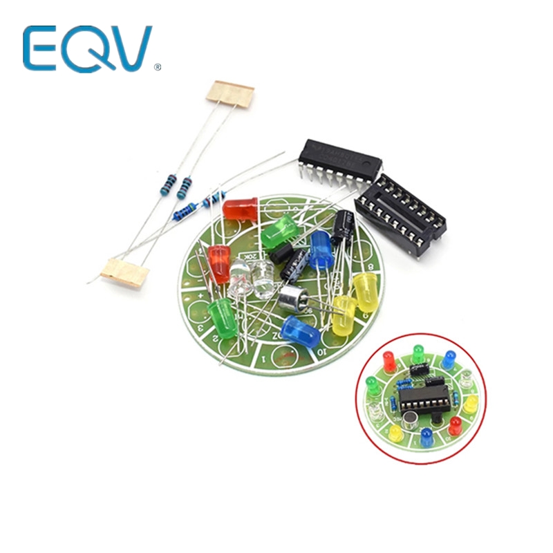 CD4017 التحكم الصوتي الملون ال - مراجعة Diy Electronics News وسعره