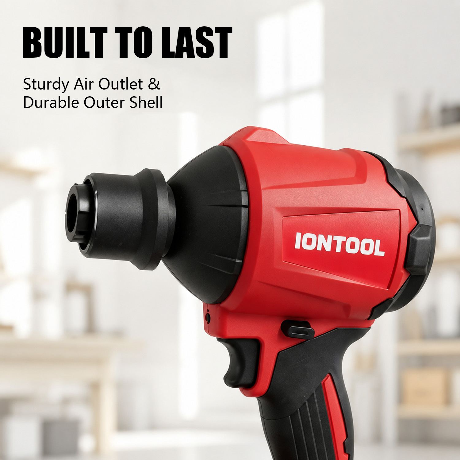 منفاخ لاسلكي أحمر من IONTOOL ب - مراجعة Diy Electronics Rack وسعره
