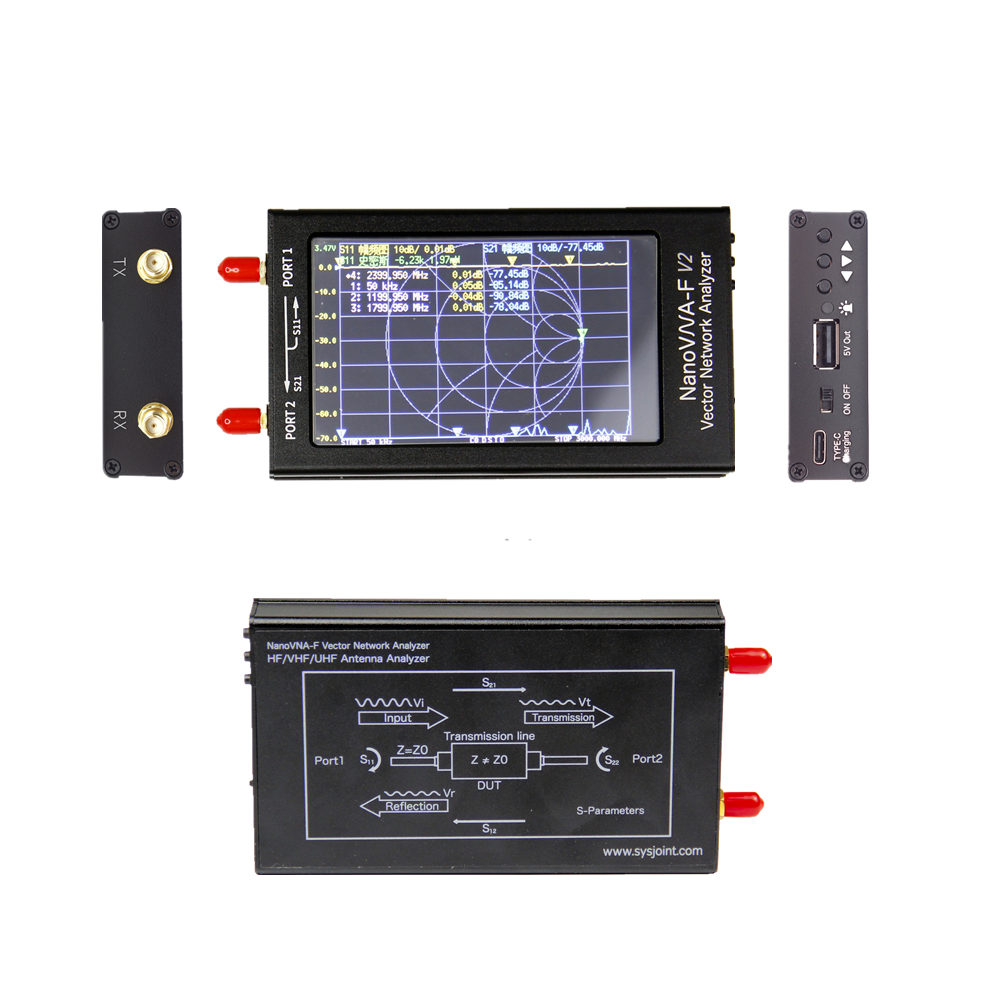 3G S-A-A-2 NanoVNA V2 ناقلات ش - مراجعة Logic Analyzer Usb وسعره