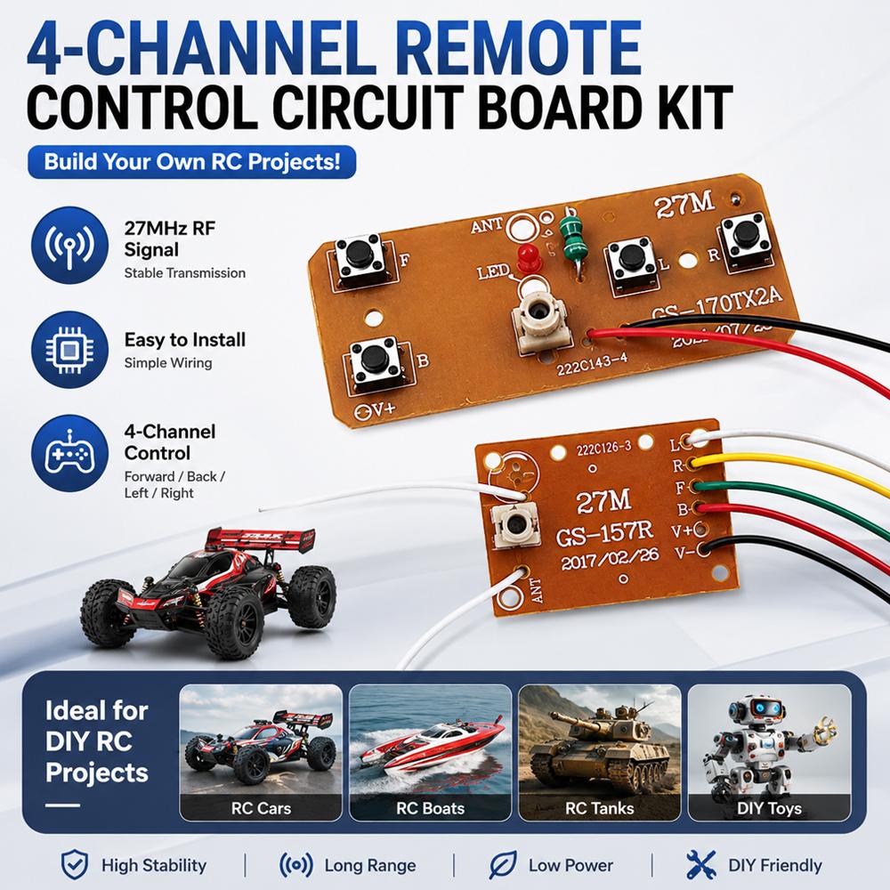 طقم تحكم عن بعد 27 ميجاهرتز، و - مراجعة Diy Electronic Modules وسعره