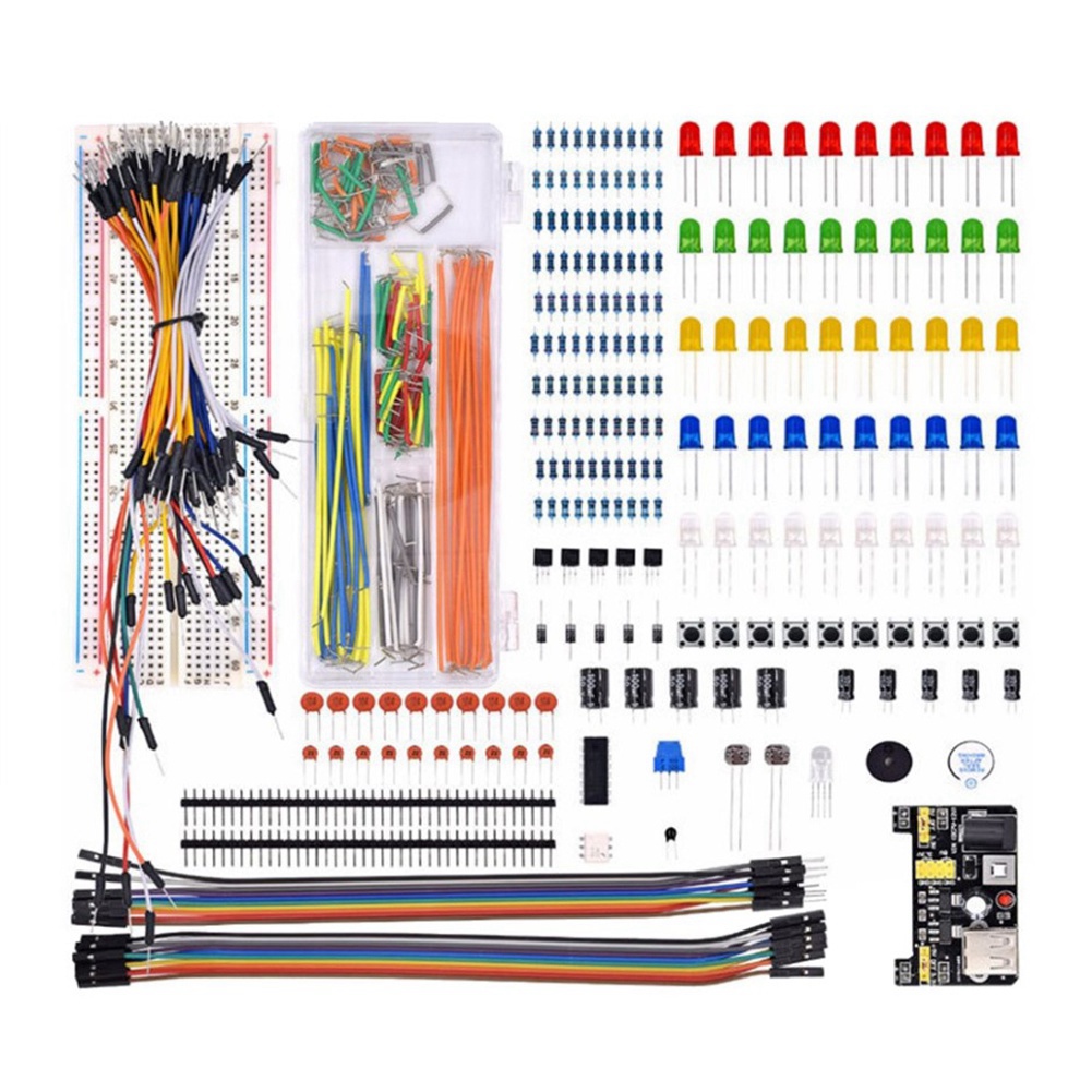 مجموعة لوحة توصيل إلكترونية جد - مراجعة Diy Electronics Components وسعره