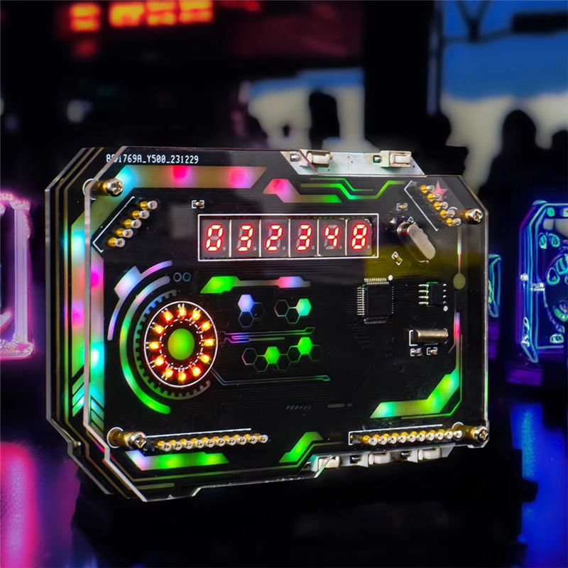 ABLU-طقم ساعة رقمية مكتبية إلك - مراجعة Diy Innovative Electronics وسعره