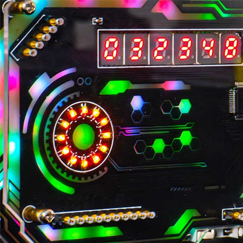 ABLU-طقم ساعة رقمية مكتبية إلك - مراجعة Diy Innovative Electronics وسعره
