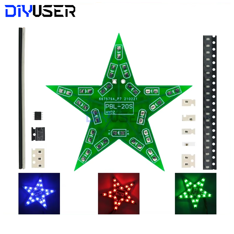تدريب الطلاب DIY Kit الخماسية  - مراجعة Diy Electronics News وسعره
