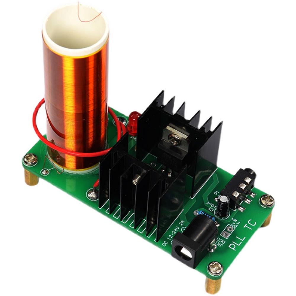 طقم ملف تيسلا الموسيقي الإلكتر - مراجعة Diy Electronics Projects وسعره