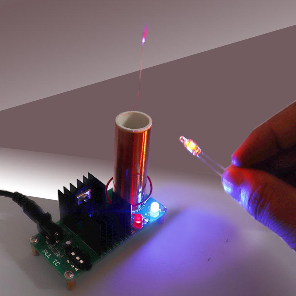 طقم ملف تيسلا الموسيقي الإلكتر - مراجعة Diy Electronics Projects وسعره