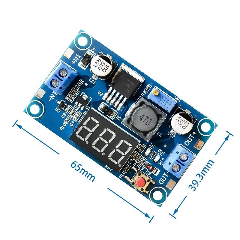 وحدة تزويد الطاقة LM2596 مع شا - مراجعة Diy Electronic Modules وسعره