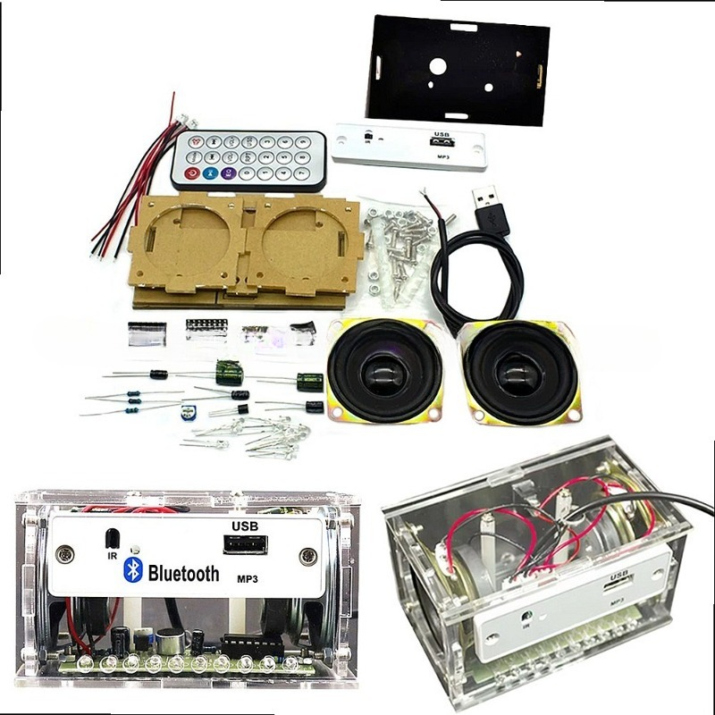 طقم مكبر صوت بلوتوث إلكتروني ل - مراجعة Diy Electronics Rack وسعره