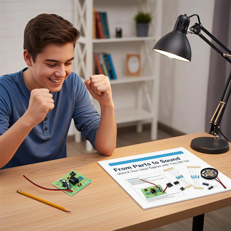 طقم تدريب على اللحام لجرس البا - مراجعة Diy Electronics Projects وسعره