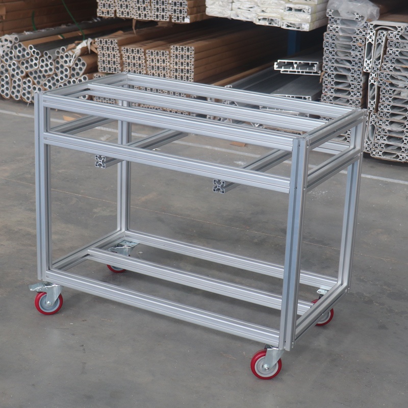 عربة DIY من الألومنيوم الصناعي - مراجعة Diy Electronics Rack وسعره