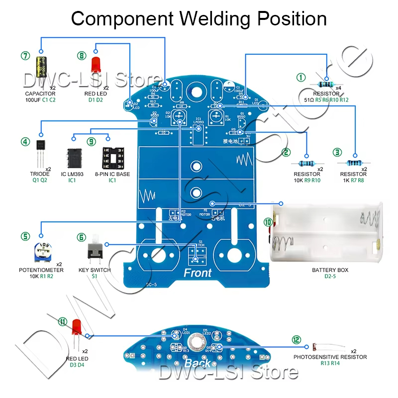 ممارسة لحام التعلم الإلكترونيا - مراجعة Diy Electronics Kits For Beginners وسعره