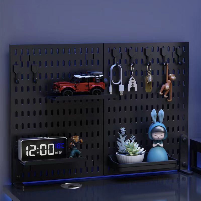 لوح ثقب جداري بدون ثقب ، لغرفة - مراجعة Diy Electronics Rack وسعره