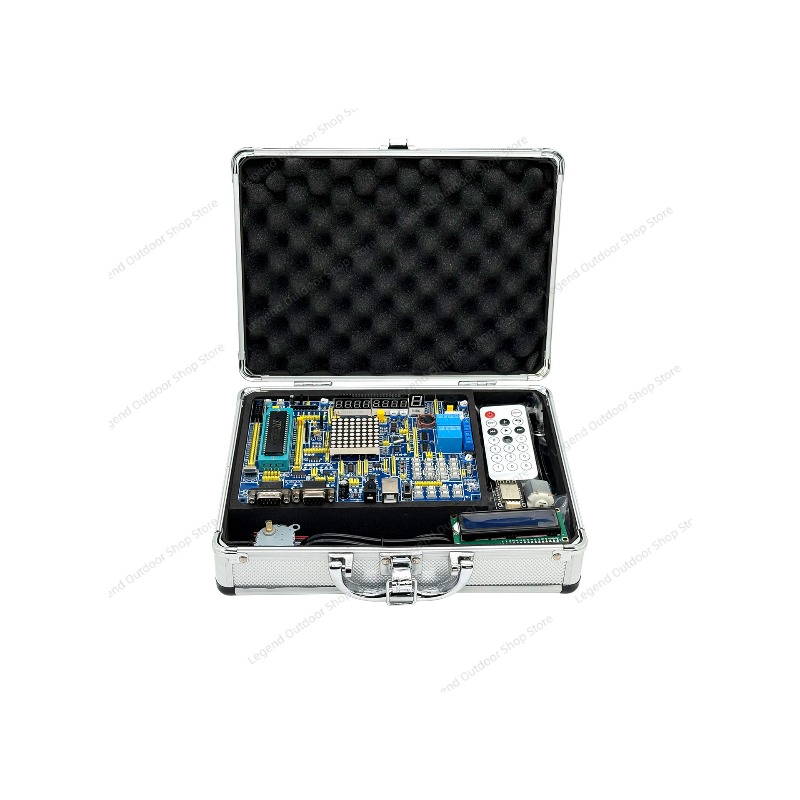 لوحة تطوير LY-51S 51MCU مع صند - مراجعة Diy Electronics Projects وسعره