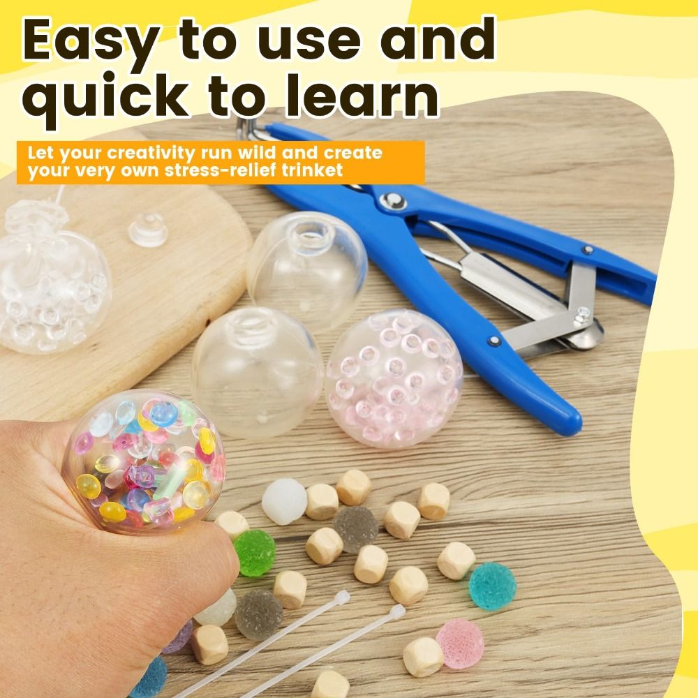 طقم صنع كرات TPR شفافة مستديرة - مراجعة Diy Electronics Components وسعره