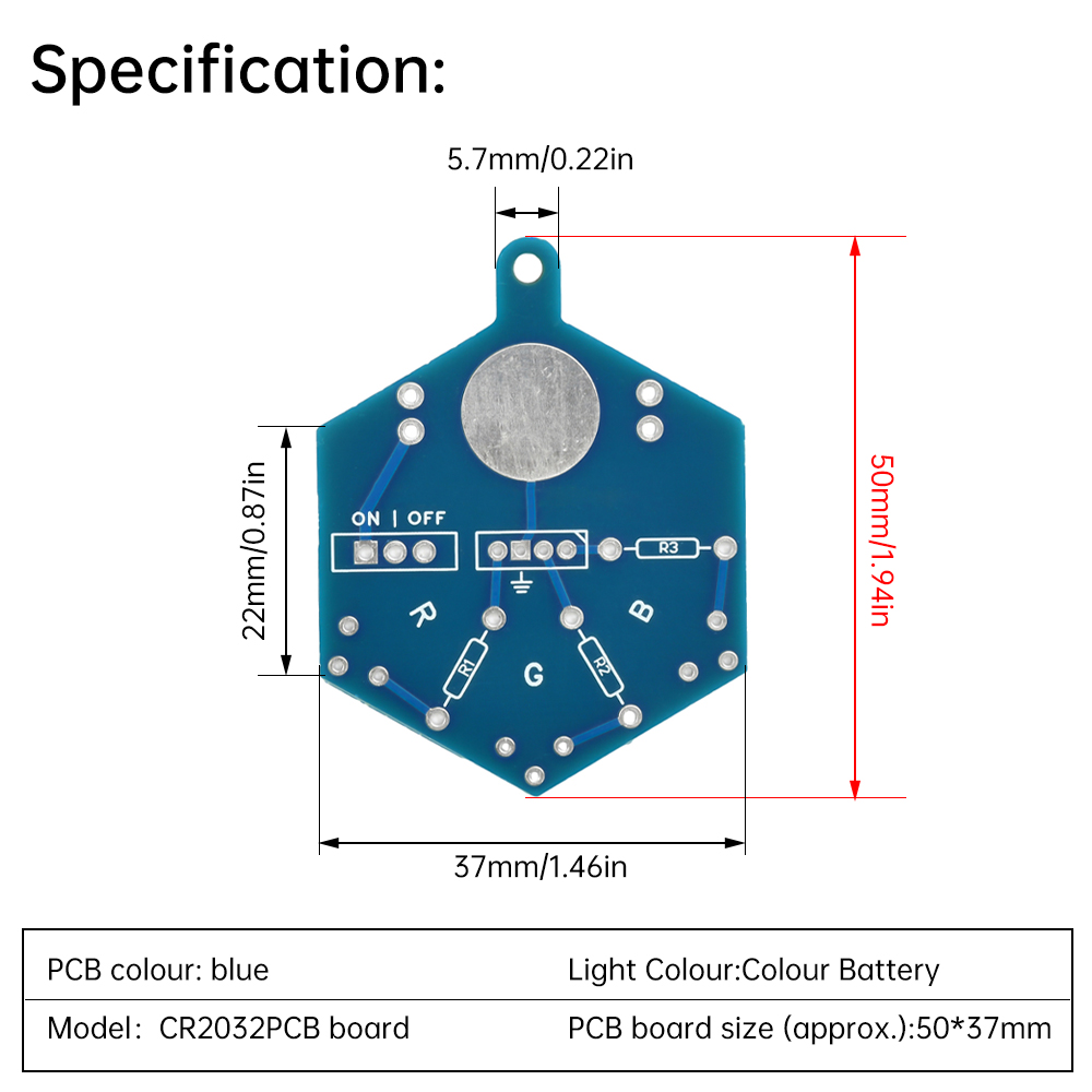 RGB LED ضوء لوحة دوائر كهربائي - مراجعة Diy Electronics Kits For Beginners وسعره