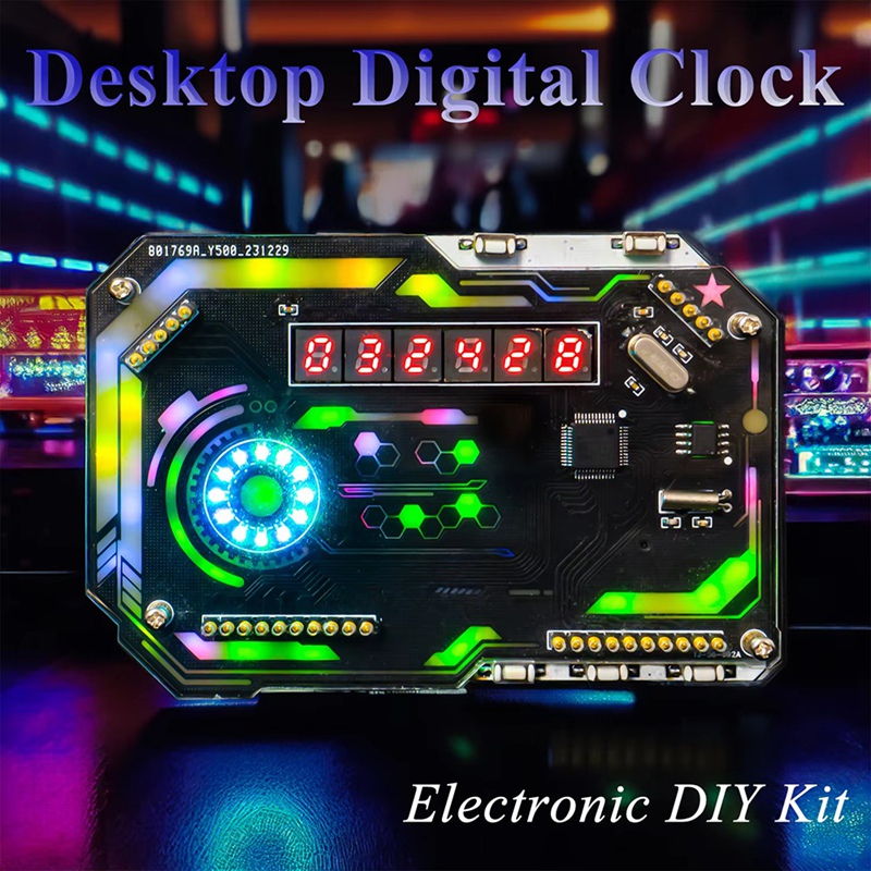 WISH سطح المكتب ساعة رقمية الإ - مراجعة Diy Innovative Electronics وسعره